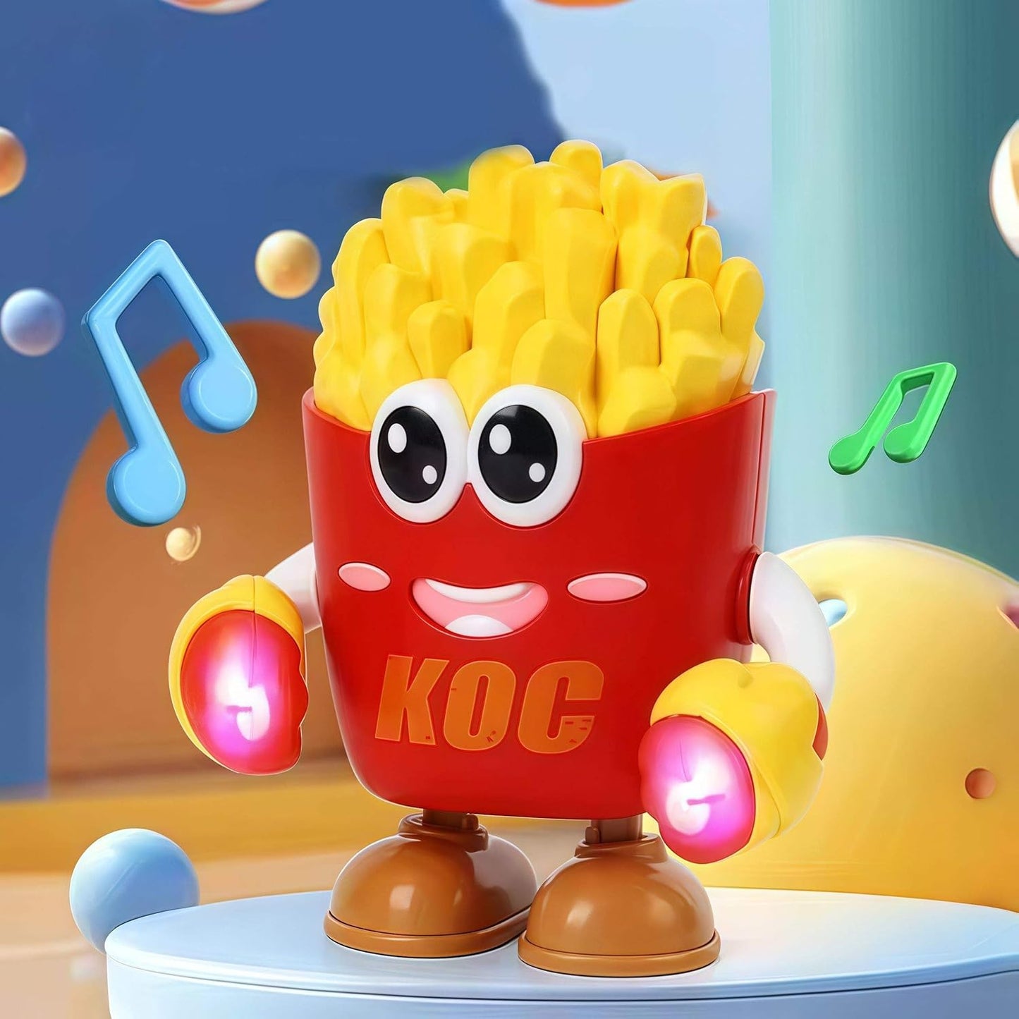 Dancing French Fries Robot Toy with Talkback