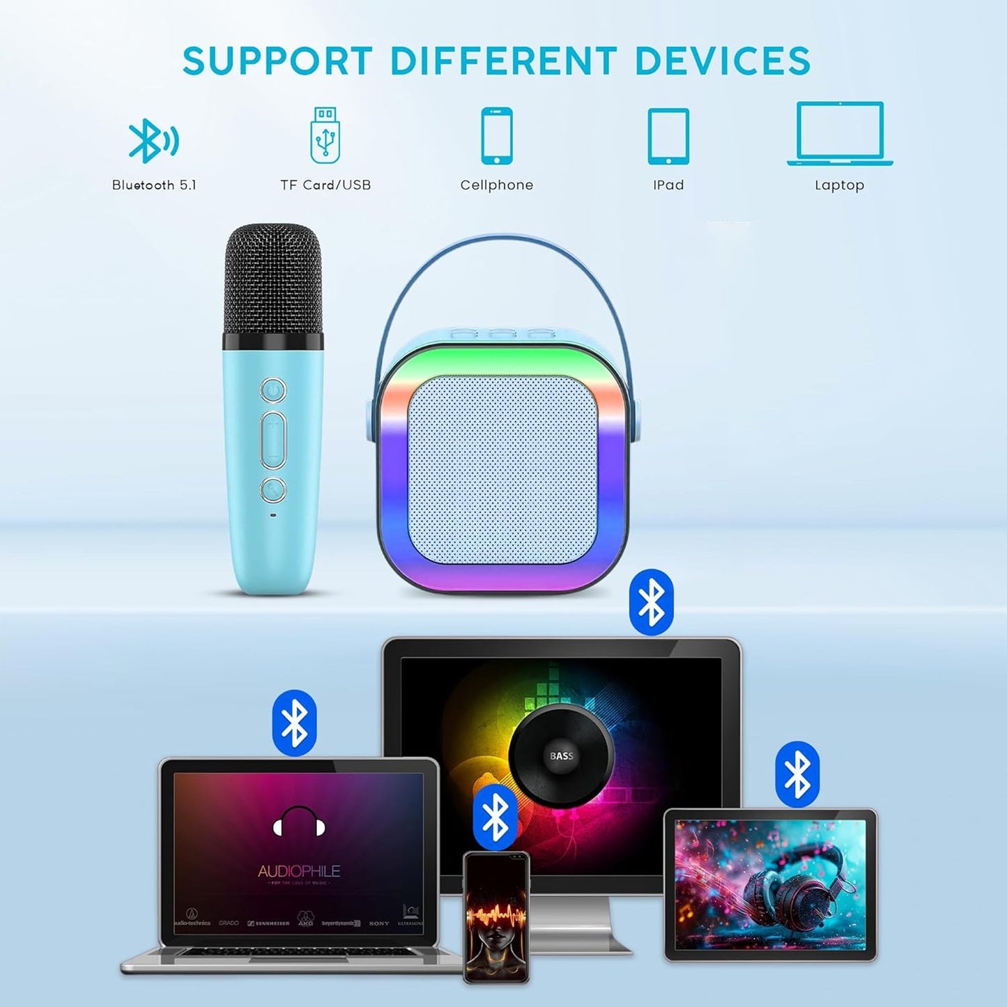 Kidology Sing-Along Bluetooth Karaoke