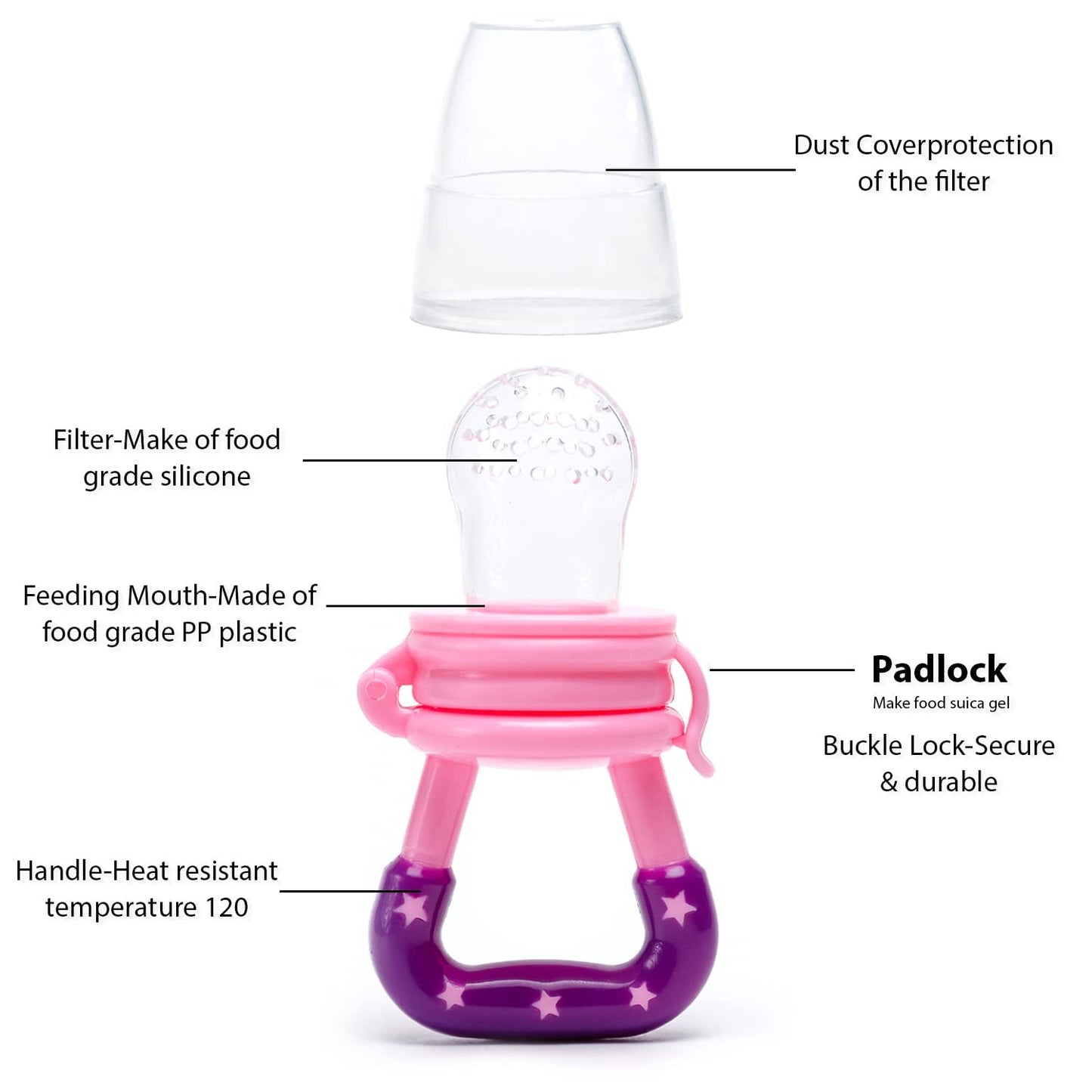 Silicone Baby Fruit Feeder