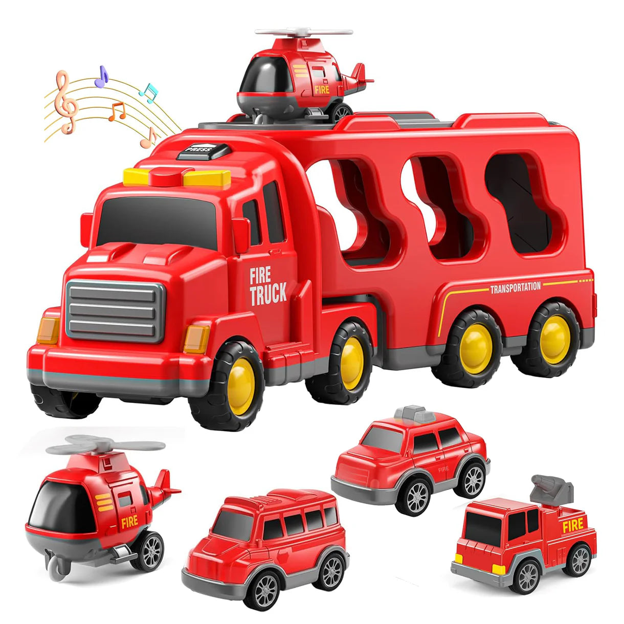 Kidology Rescue Vehicles Truck 5-in-1