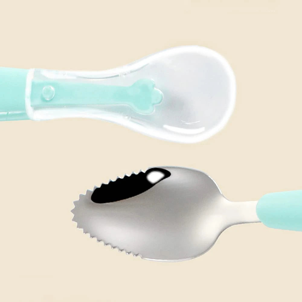 Baby Fruit Scraping Feeding Spoon