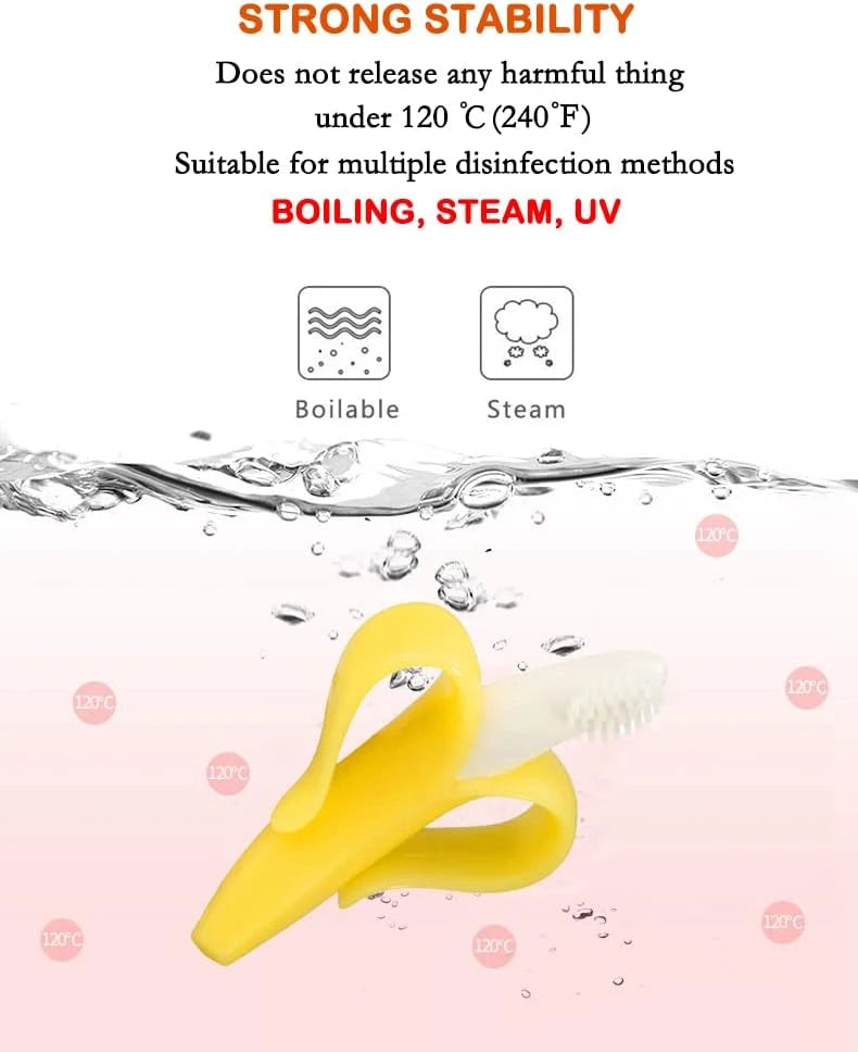 Baby Banana Teether & Infant Toothbrush
