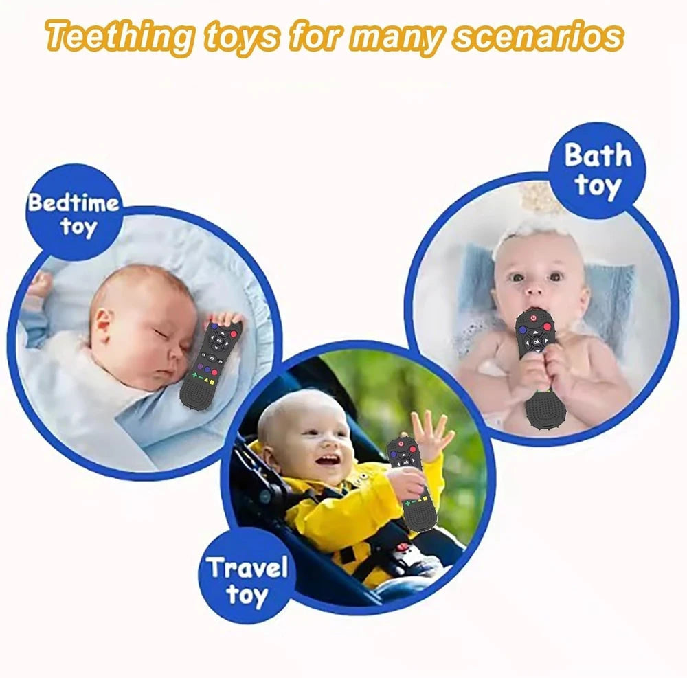 Baby Silicone Remote Teether