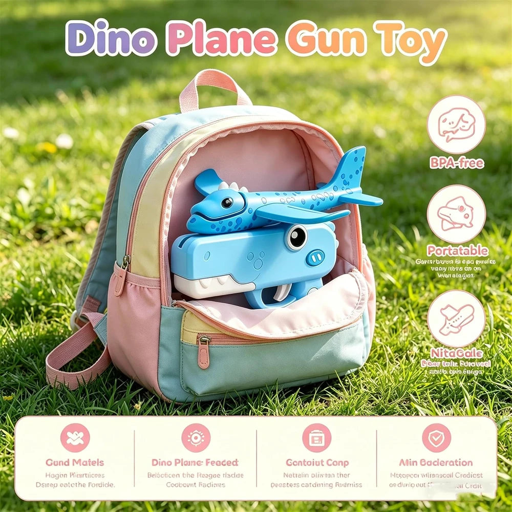 Dinosaur Airplane Launcher Gun