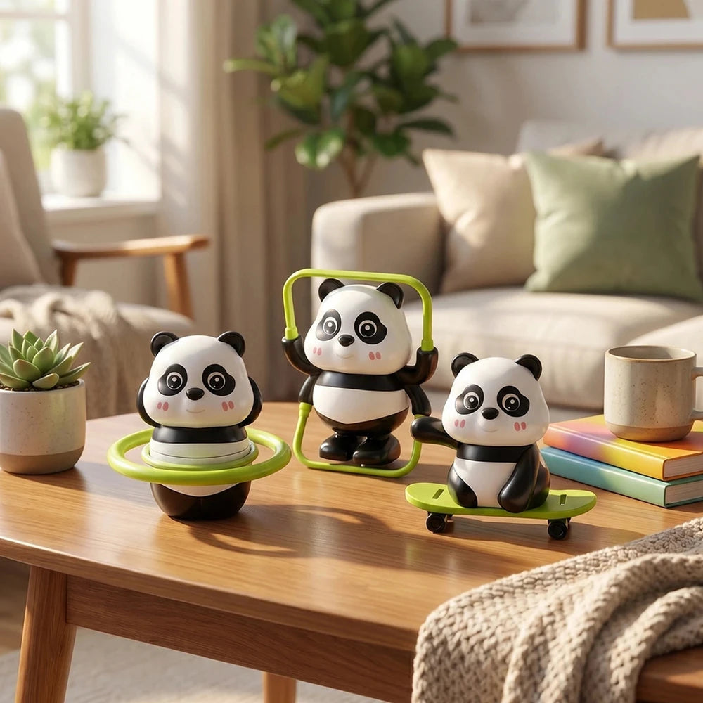 Panda Action Toy Set