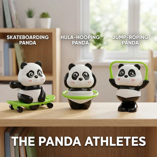 Panda Action Toy Set