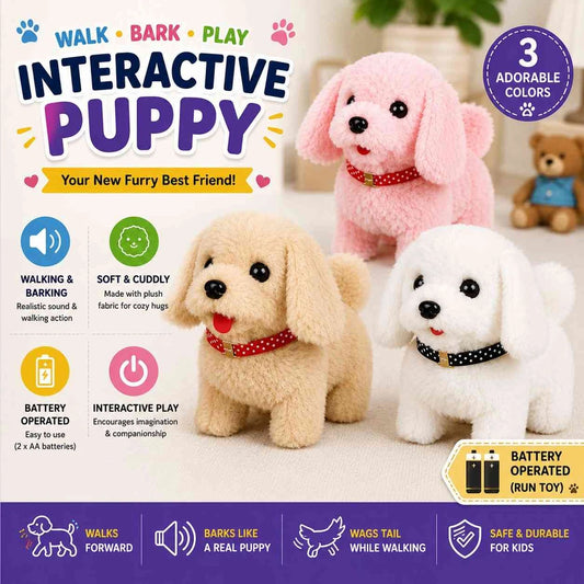 Interactive Walking Plush Puppy