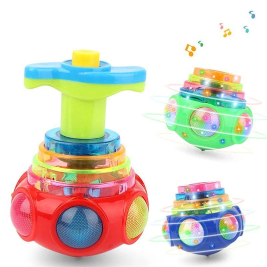 Musical Light-Up Spinning Top Toy