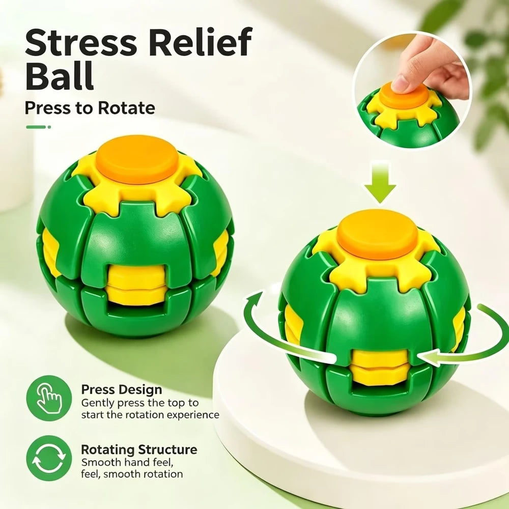 Press to Spin Fidget Ball