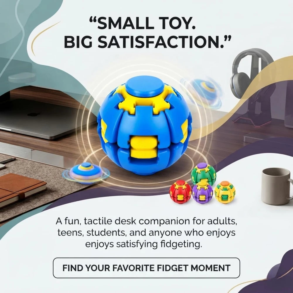 Press to Spin Fidget Ball