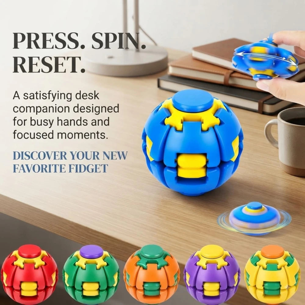 Press to Spin Fidget Ball