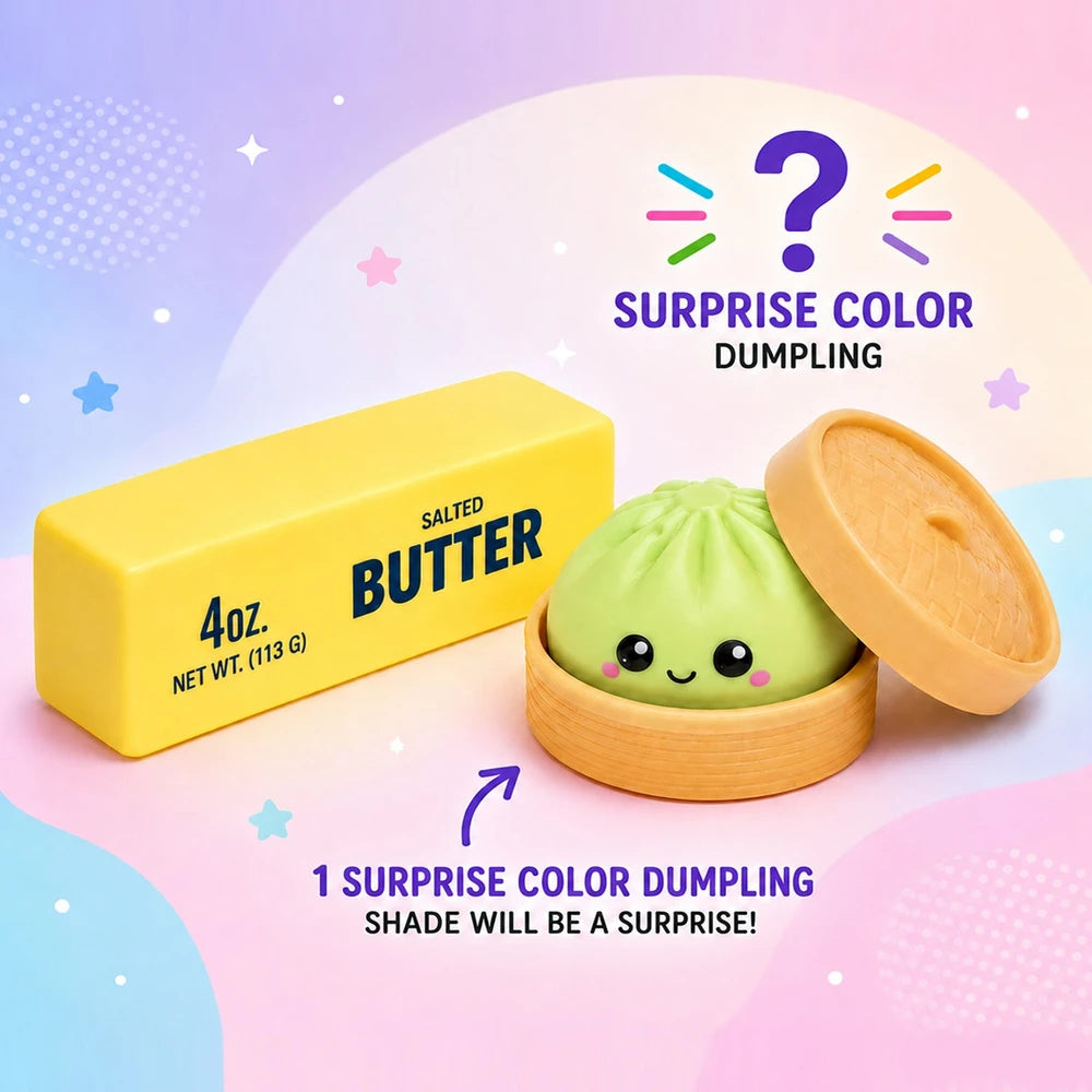Butter & Dumpling Squishy Combo 🧈🥟