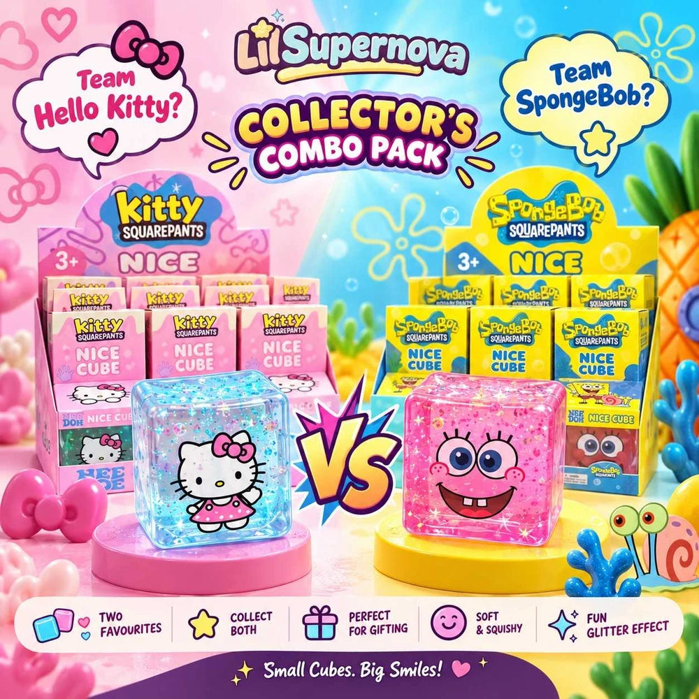Hello Kitty vs SpongeBob Nee Doh Combo