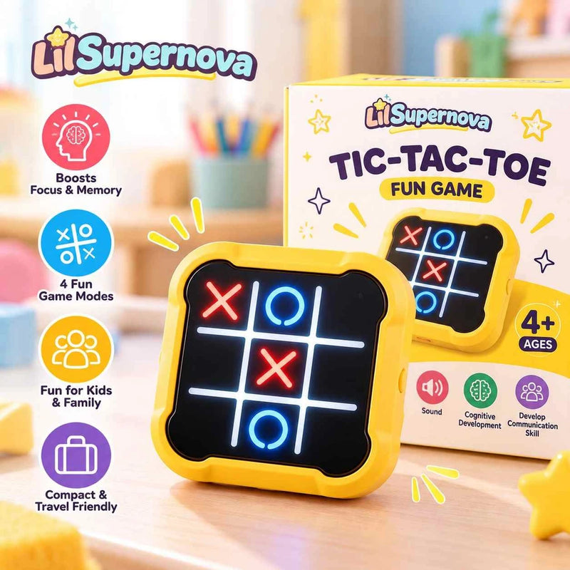 4-in-1 LED Tic Tac Toe Game