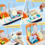 Toy Kitchen Sink with Running Water