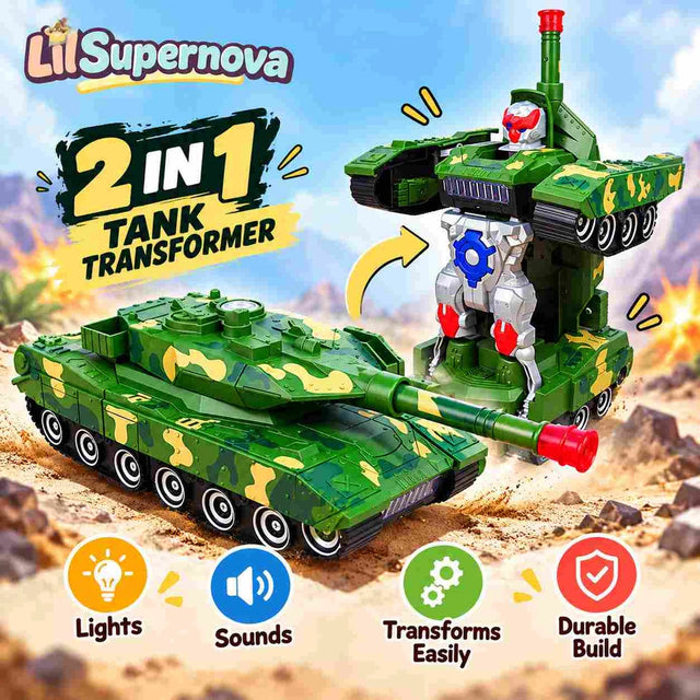 2-in-1 Tank Transformer Robot