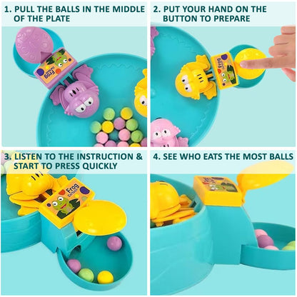 Hungry Frog Jump and Eat Game