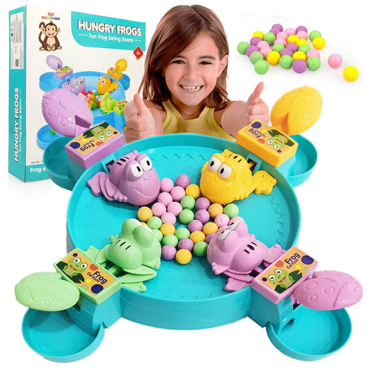 Hungry Frog Jump and Eat Game