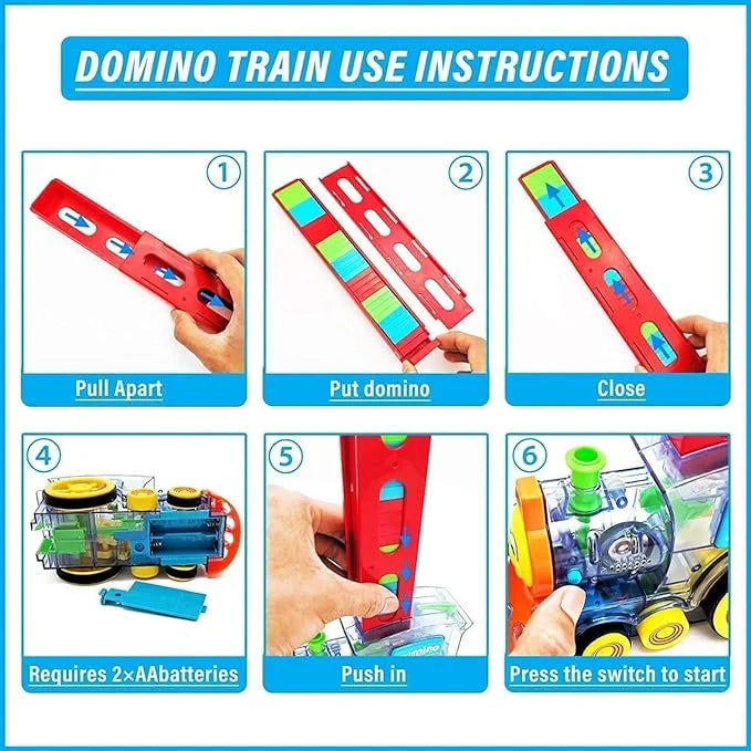 Domino Automatic Laying Train with 40 Tiles