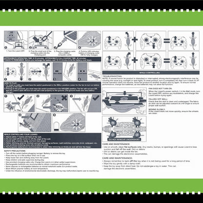 Remote Controlled Wall Crawler Gecko