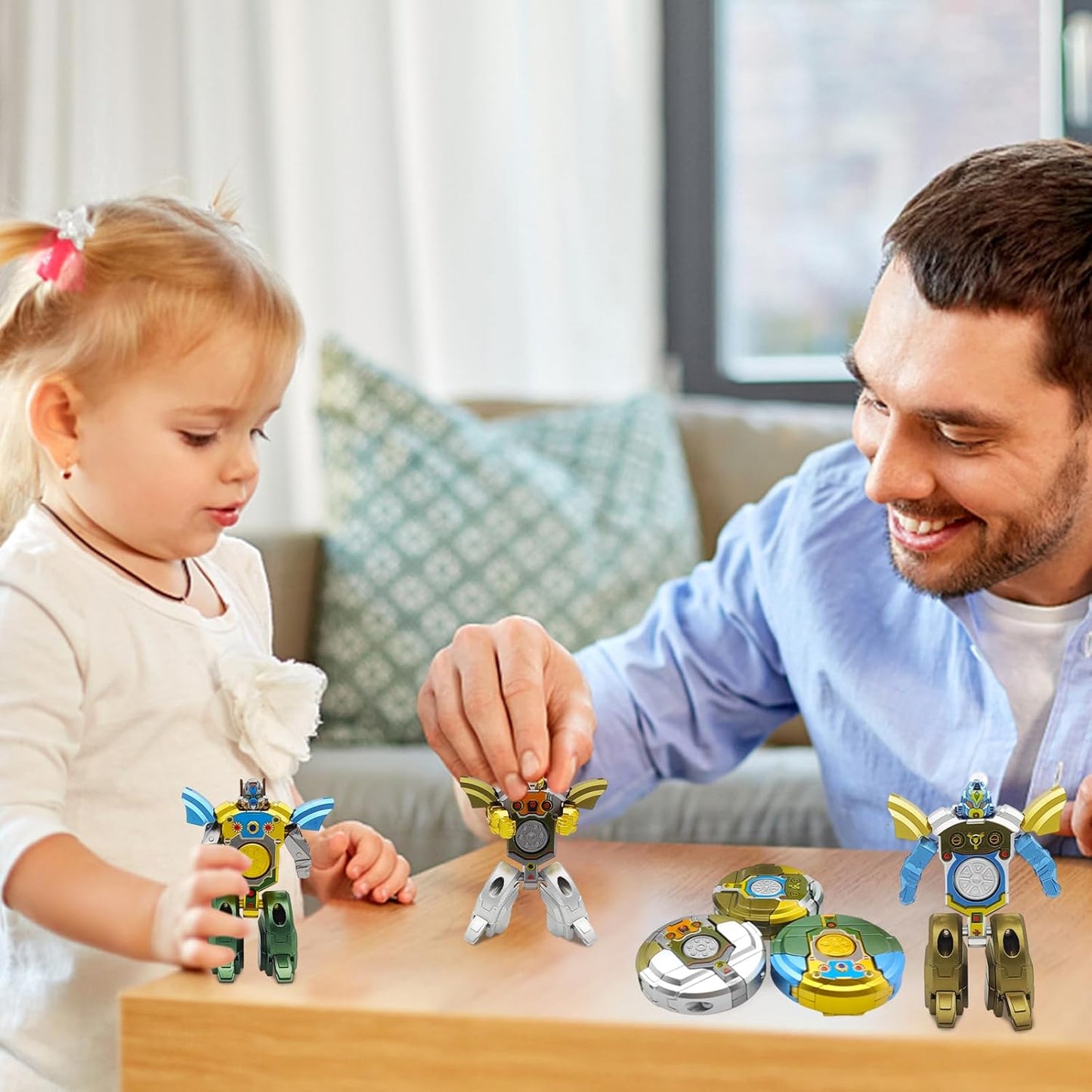 Transforming Robot Fidget Spinner