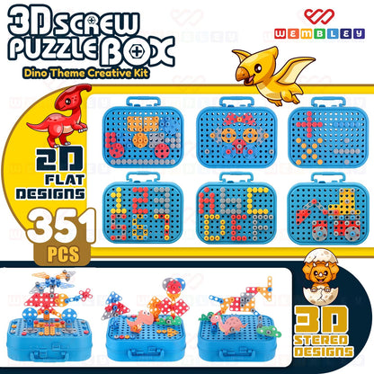 Electric Drill Screw Puzzle Set