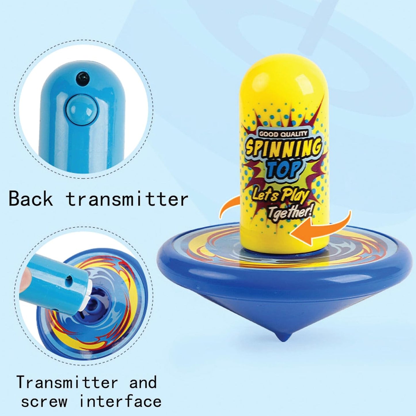 Rainbow Multi-layer Spinning Top Toy