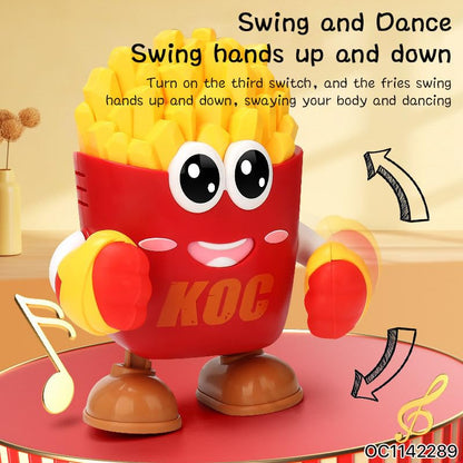 Dancing French Fries Robot Toy with Talkback