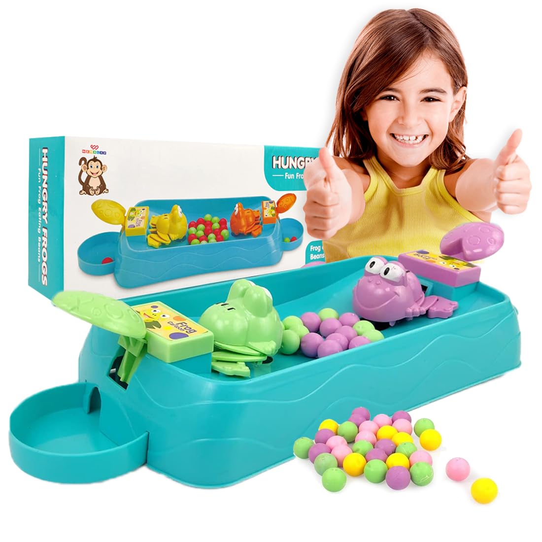 Hungry Frog Jump and Eat Game