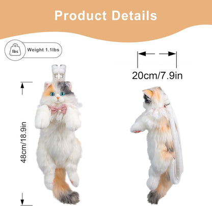 Cat Plush Backpack with Sound