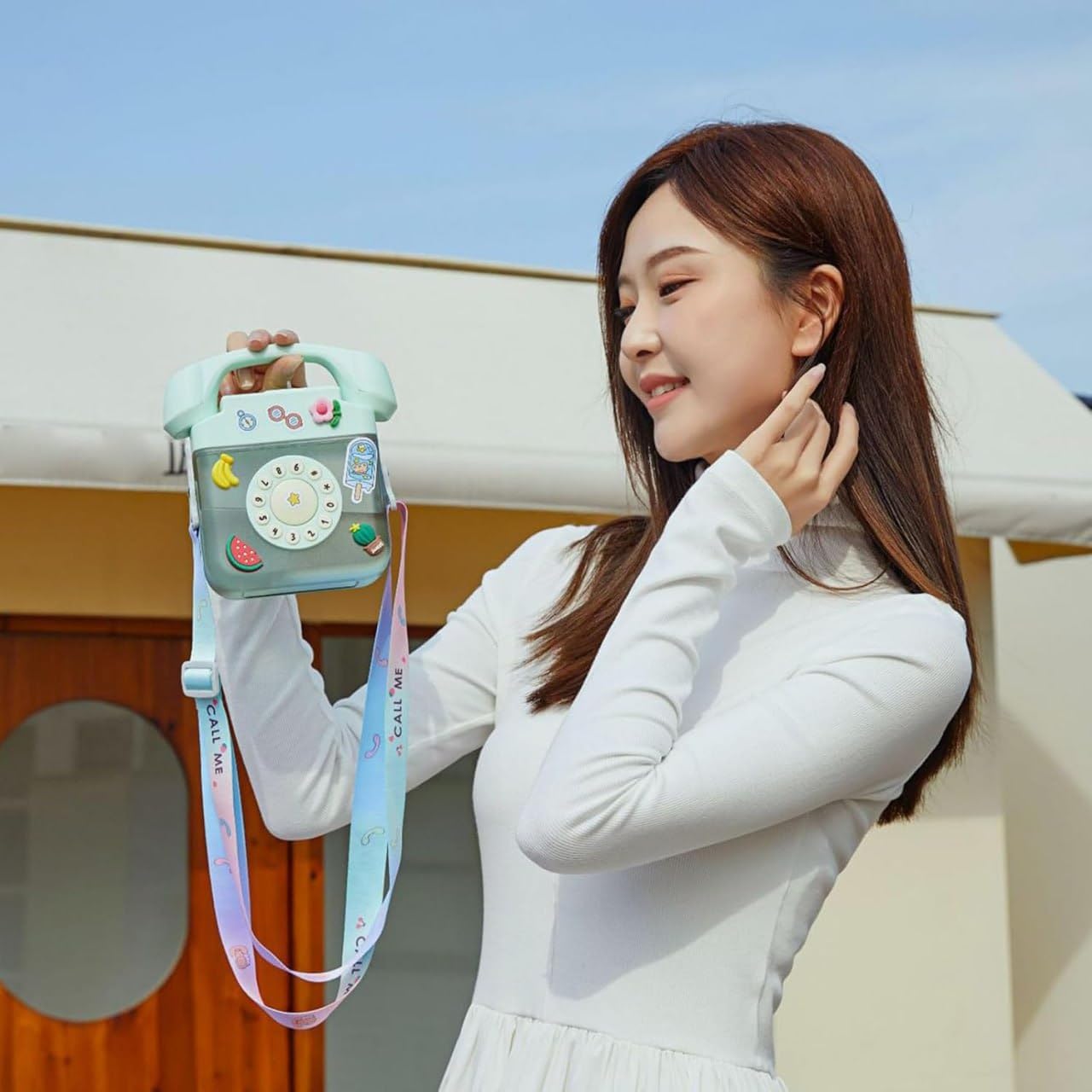 Creative Retro Phone Water Bottle