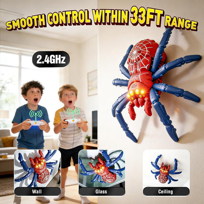 Wall-Crawl Remote Spider Toy
