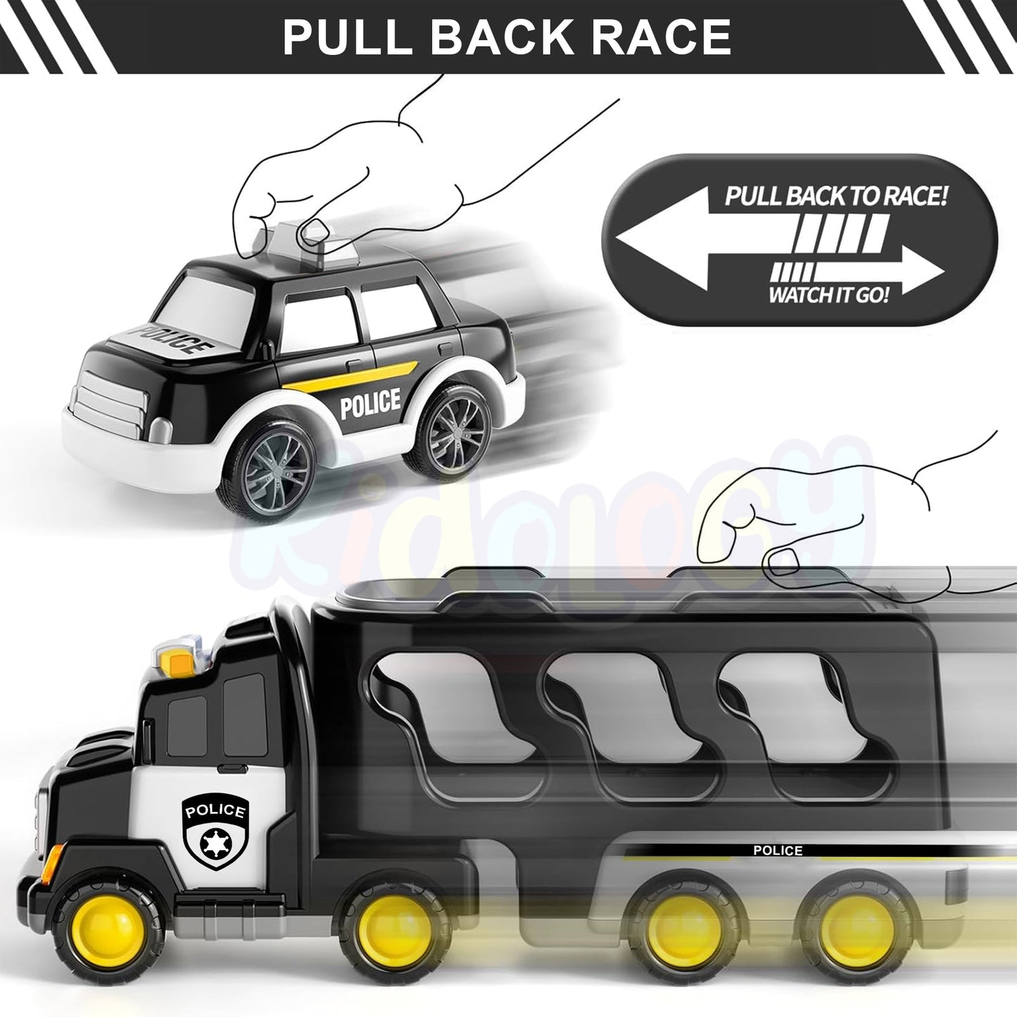 Kidology Rescue Vehicles Truck 5-in-1