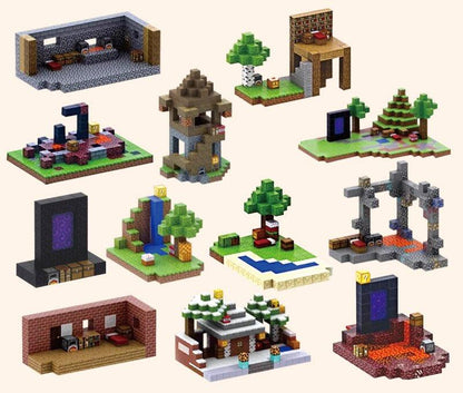 Kidology Magnetic Building Blocks MineCrafter Set