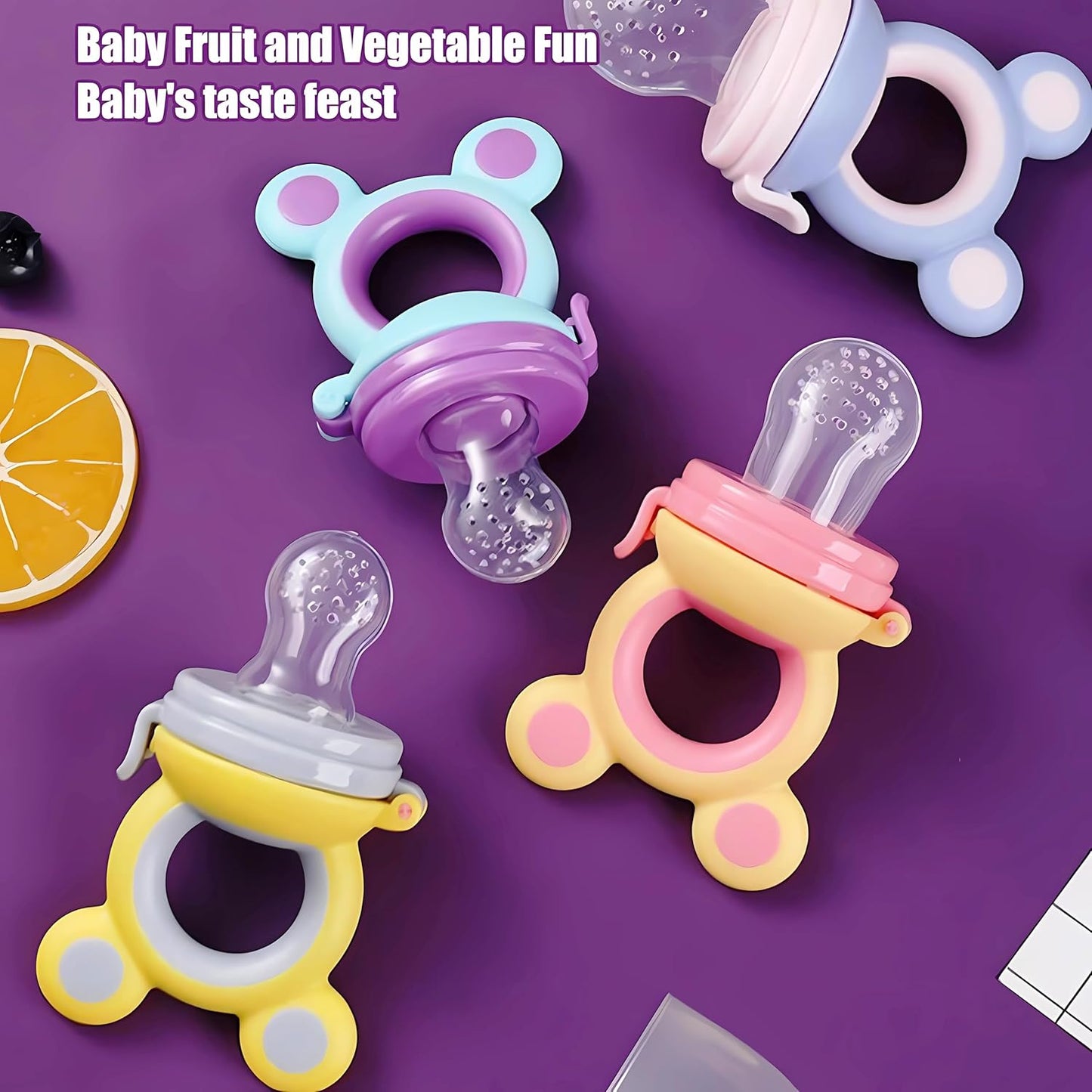 Silicone Baby Fruit Feeder & Food Nibbler