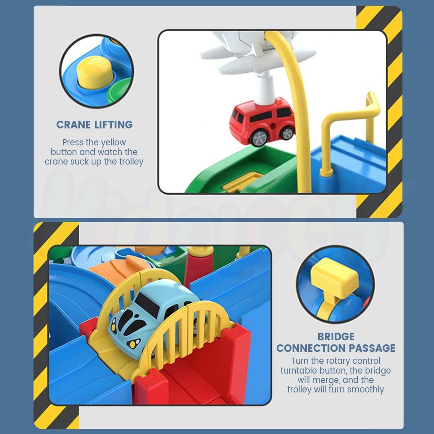 Kidology Car Adventure Rescue Track Set