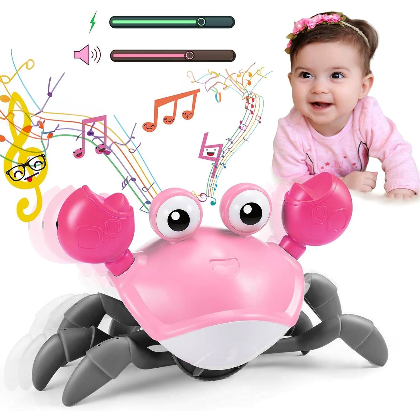 Kidology Dancing Musical Crawling Crab