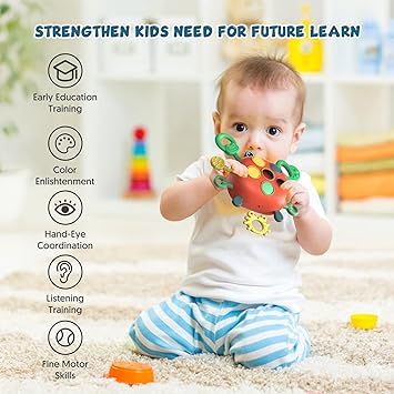 Kidology Crab Shape Silicone Sensory Toy