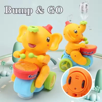 Elephant Musician Toy with Floating Ball