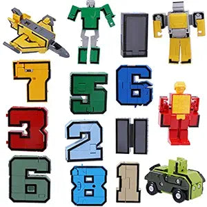 Kidology NumberBot Transformers Set