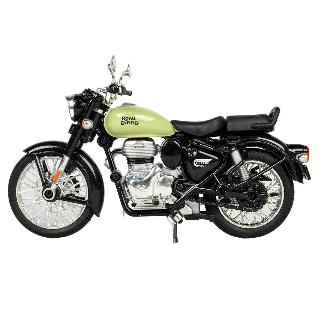 Royal Enfield 1:15 Scale Diecast Motorcycle Model Toy