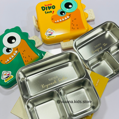 Dino Spill Free Bento Lunch Box