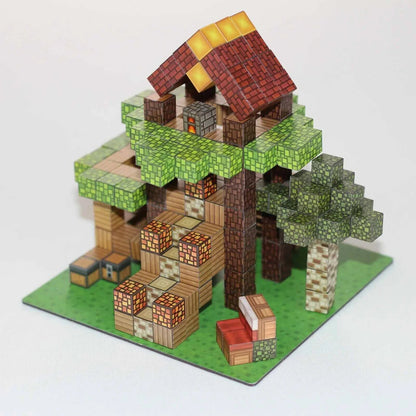 Kidology Magnetic Building Blocks MineCrafter Set