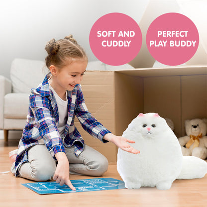 Kidology Fluffy Soft Plush Persian Cat Stuffed Toy