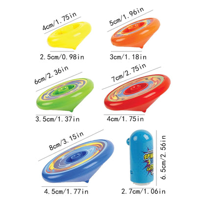 Rainbow Multi-layer Spinning Top Toy