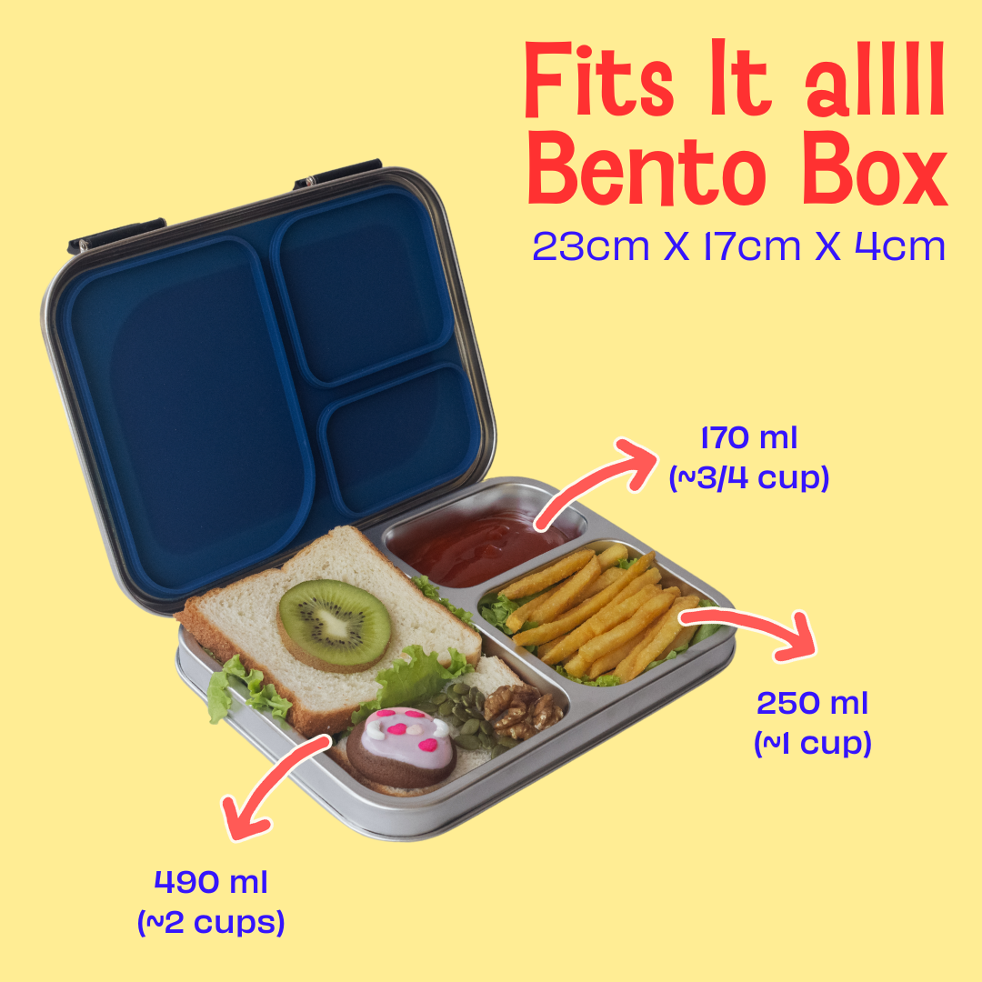 Black Cars Kids Bento Box