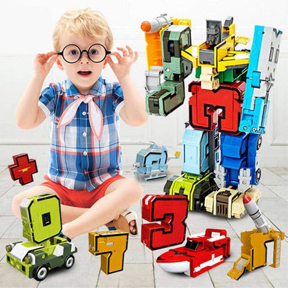 Kidology NumberBot Transformers Set