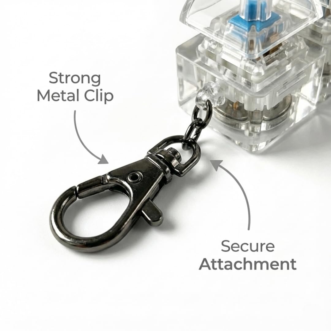 Mechanical Keyboard Switch Keychain Fidget Toy