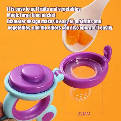 Silicone Baby Fruit Feeder & Food Nibbler