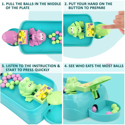 Hungry Frog Jump and Eat Game